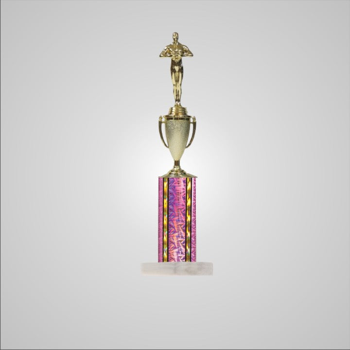 16.5" Trophy wide column with Cup