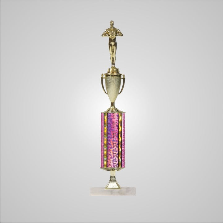 18.5" Trophy wide column with Riser and Cup