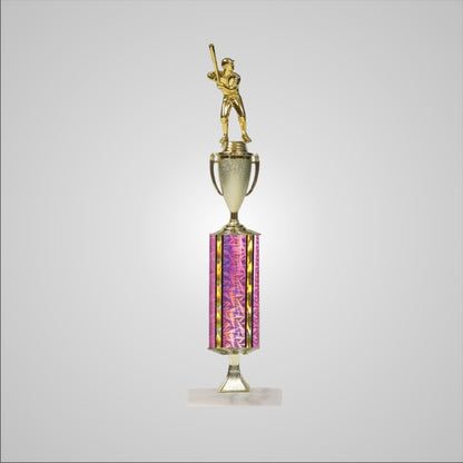 18.5" Trophy wide column with Riser and Cup