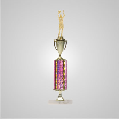 18.5" Trophy wide column with Riser and Cup
