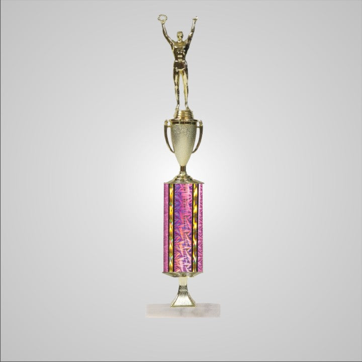 18.5" Trophy wide column with Riser and Cup