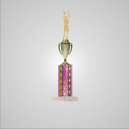 16.5" Trophy wide column with Cup