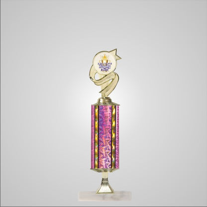 14" Trophy wide column with Riser