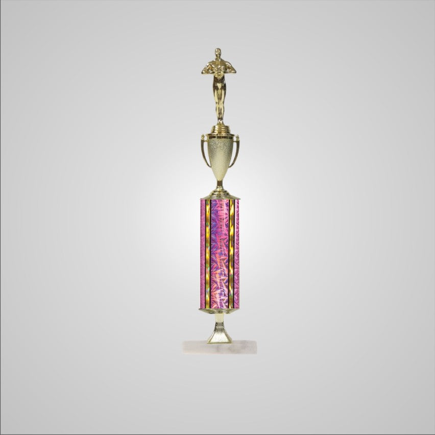 20.5" Trophy wide column with Riser and Cup