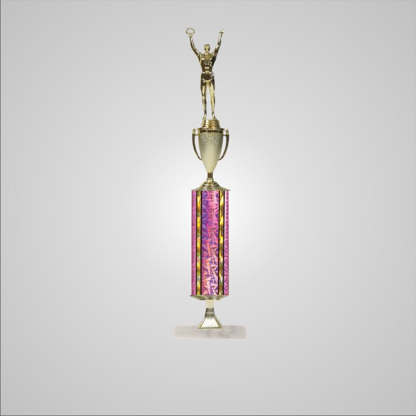 20.5" Trophy wide column with Riser and Cup