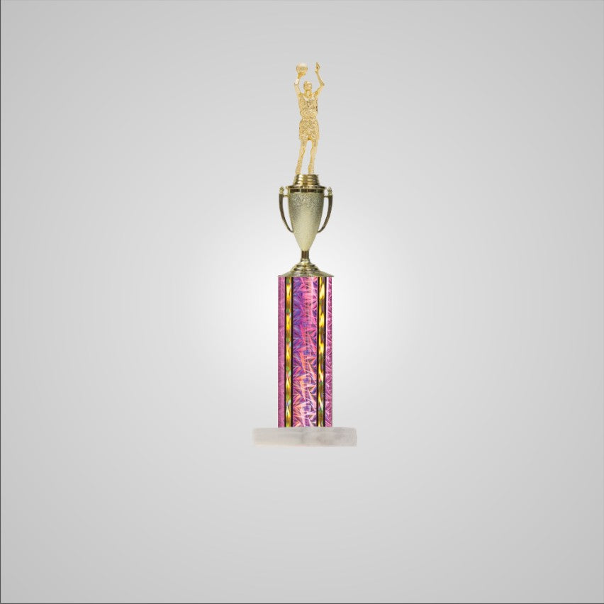 18.5" Trophy wide column with Cup