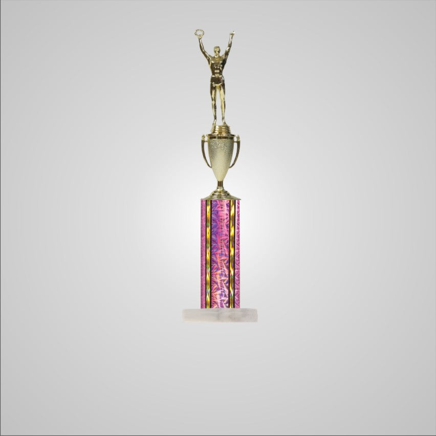 18.5" Trophy wide column with Cup