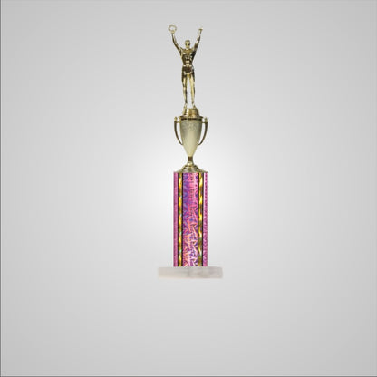 18.5" Trophy wide column with Cup
