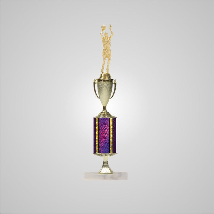 16.5" Trophy wide column with Riser and Cup
