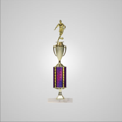 16.5" Trophy wide column with Riser and Cup