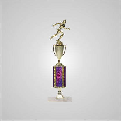 16.5" Trophy wide column with Riser and Cup