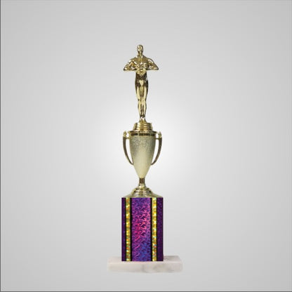 14.5" Trophy wide column with Cup