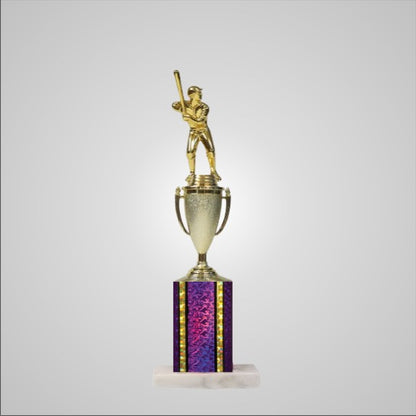 14.5" Trophy wide column with Cup