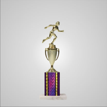 14.5" Trophy wide column with Cup