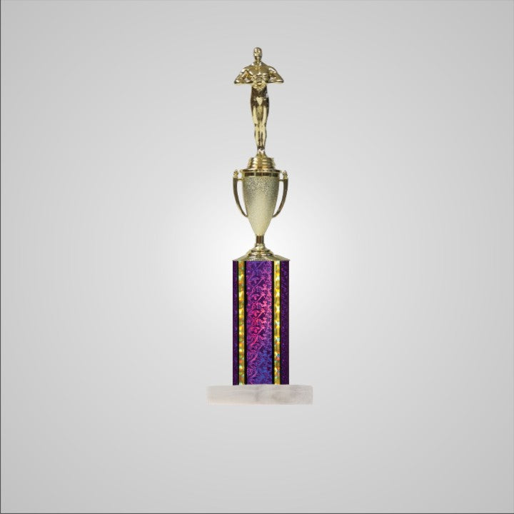16.5" Trophy wide column with Cup