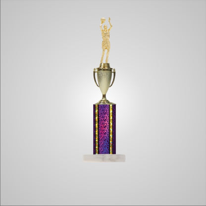 16.5" Trophy wide column with Cup