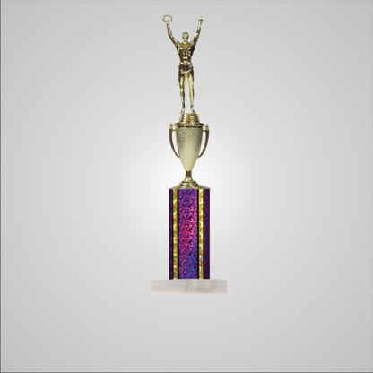 16.5" Trophy wide column with Cup