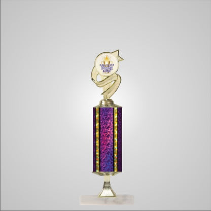 14" Trophy wide column with Riser