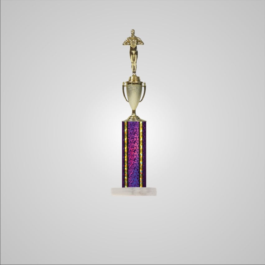18.5" Trophy wide column with Cup
