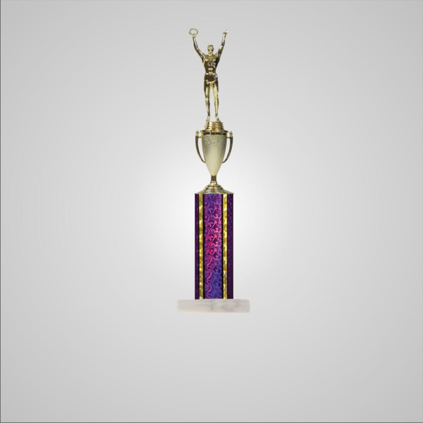18.5" Trophy wide column with Cup