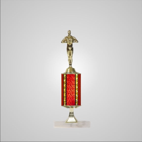 12" Trophy wide column with Riser