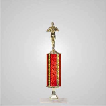 18.5" Trophy wide column with Riser and Cup