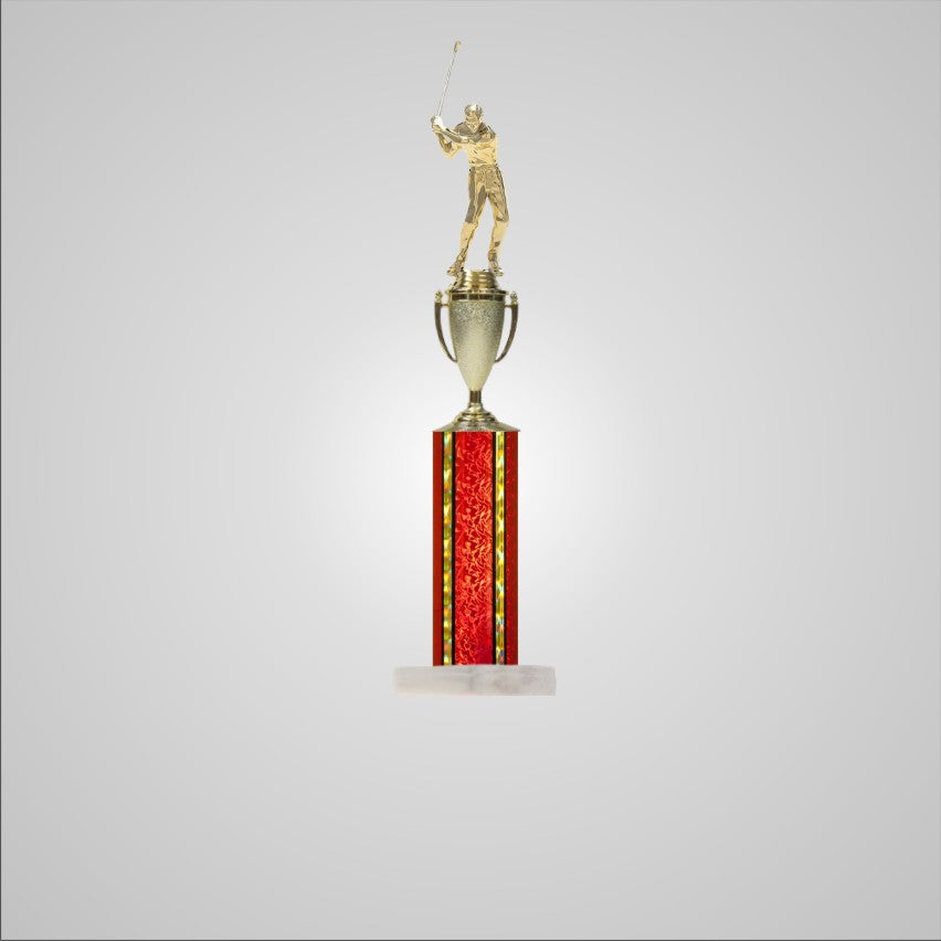 18.5" Trophy wide column with Cup