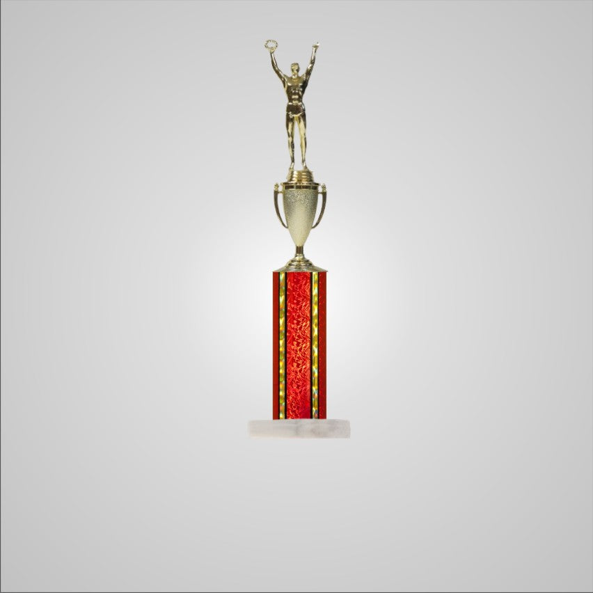 18.5" Trophy wide column with Cup