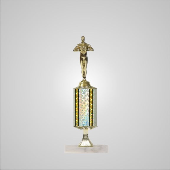 12" Trophy wide column with Riser