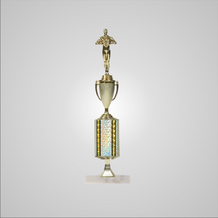 16.5" Trophy wide column with Riser and Cup