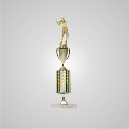 16.5" Trophy wide column with Riser and Cup