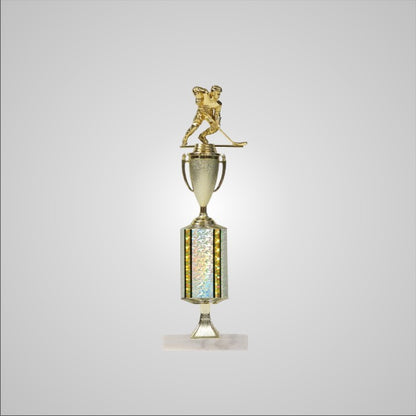 16.5" Trophy wide column with Riser and Cup