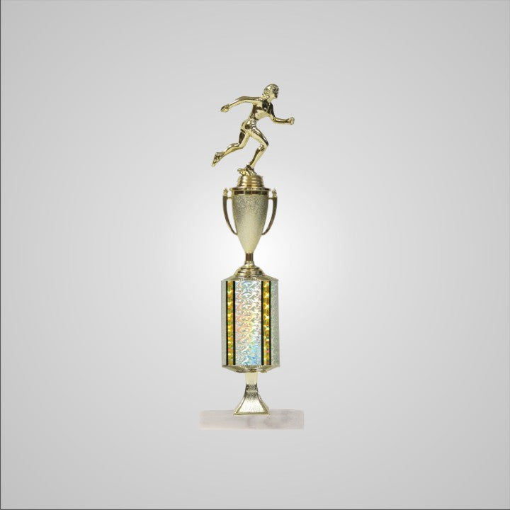 16.5" Trophy wide column with Riser and Cup