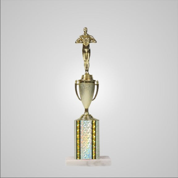 14.5" Trophy wide column with Cup