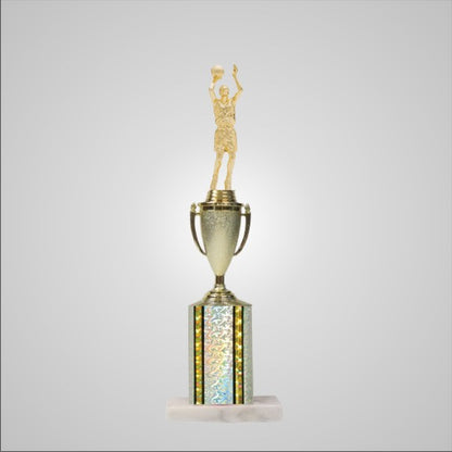 14.5" Trophy wide column with Cup