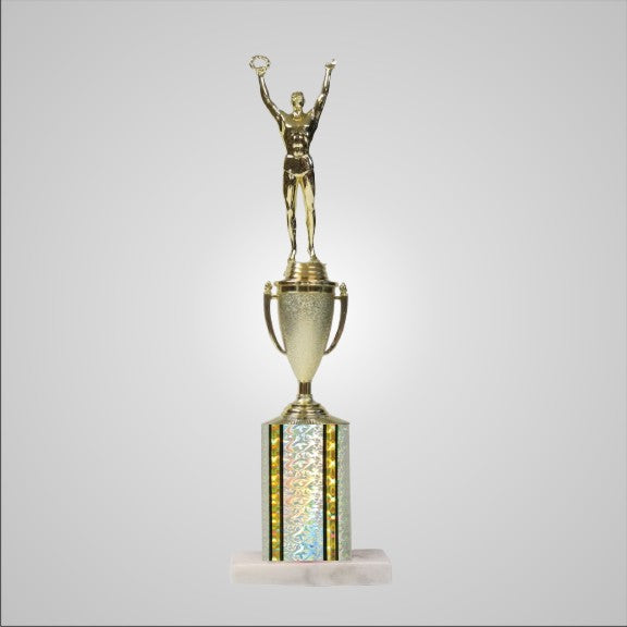 14.5" Trophy wide column with Cup