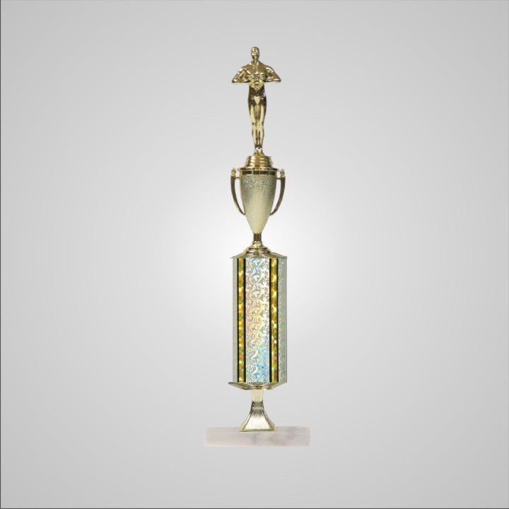 18.5" Trophy wide column with Riser and Cup