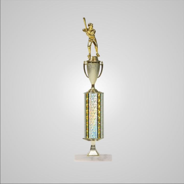 18.5" Trophy wide column with Riser and Cup