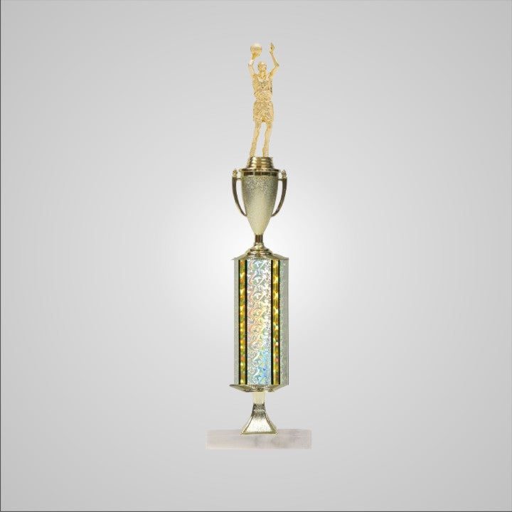 18.5" Trophy wide column with Riser and Cup