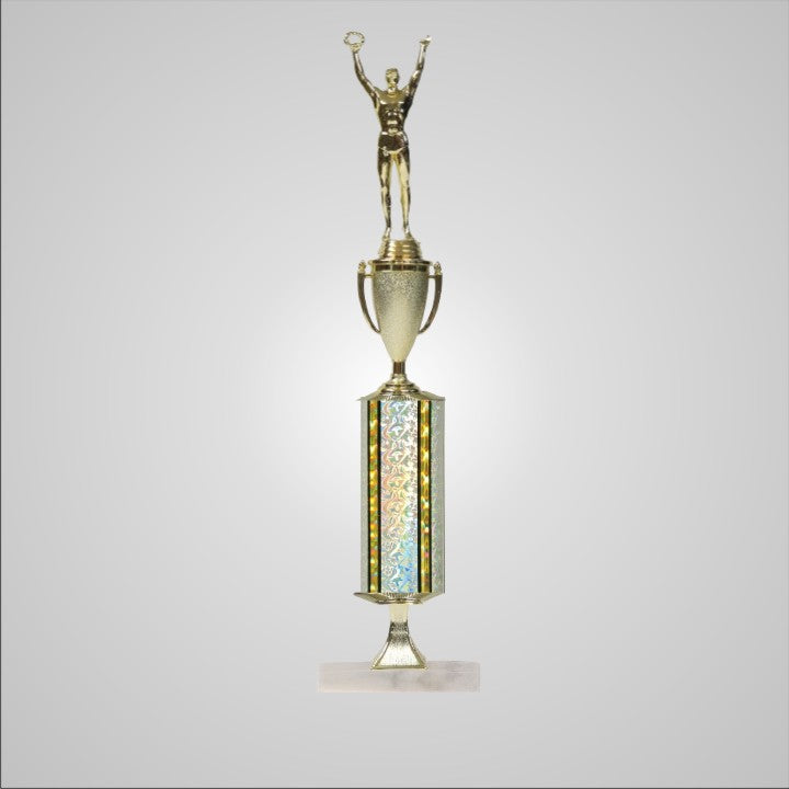 18.5" Trophy wide column with Riser and Cup