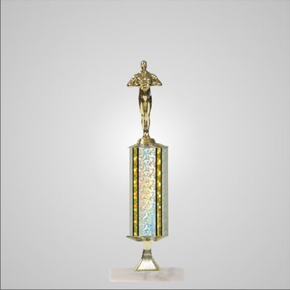 14" Trophy wide column with Riser