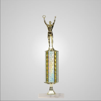14" Trophy wide column with Riser