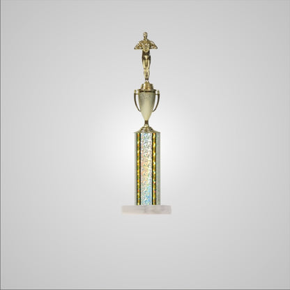 18.5" Trophy wide column with Cup