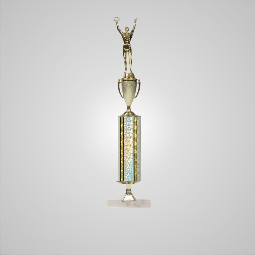 20.5" Trophy wide column with Riser and Cup