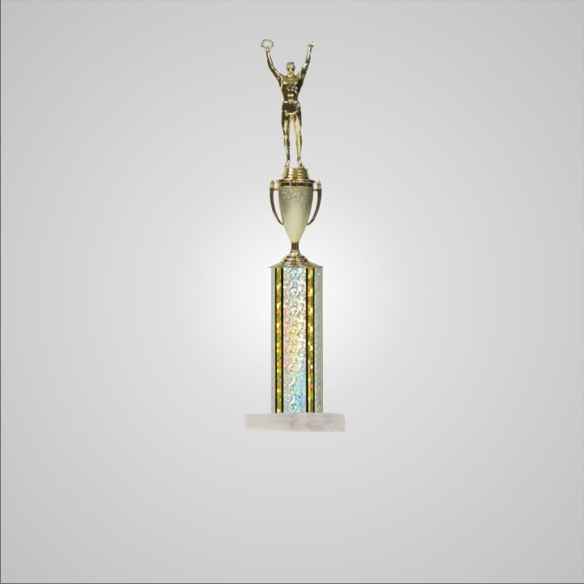 18.5" Trophy wide column with Cup
