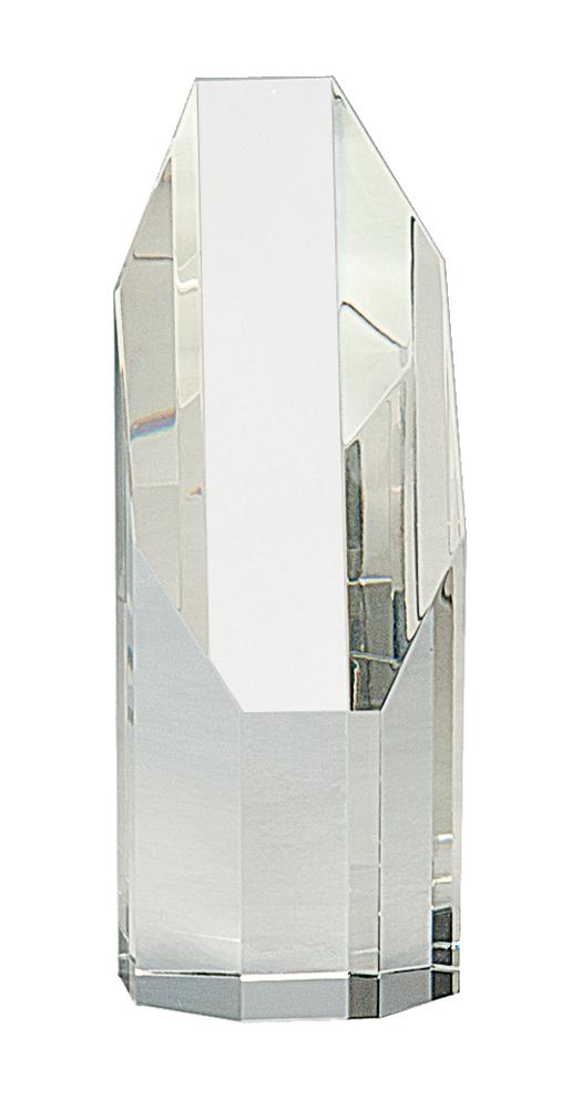 Octagon Slant-Top Crystal Tower. Available in 2 Sizes