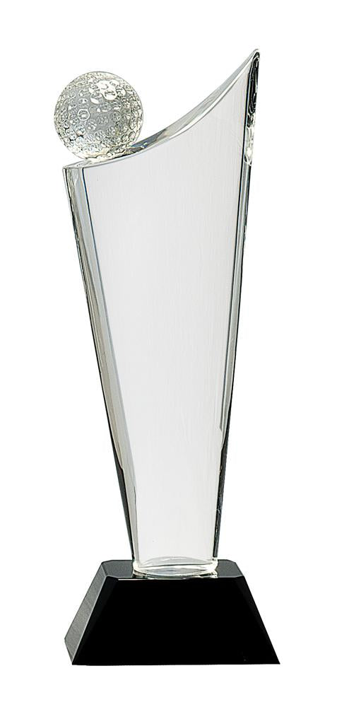 Golf Wave on Black Pedestal Base