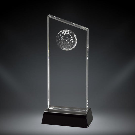 Peak Golf Crystal with black base. Available in 3 Sizes