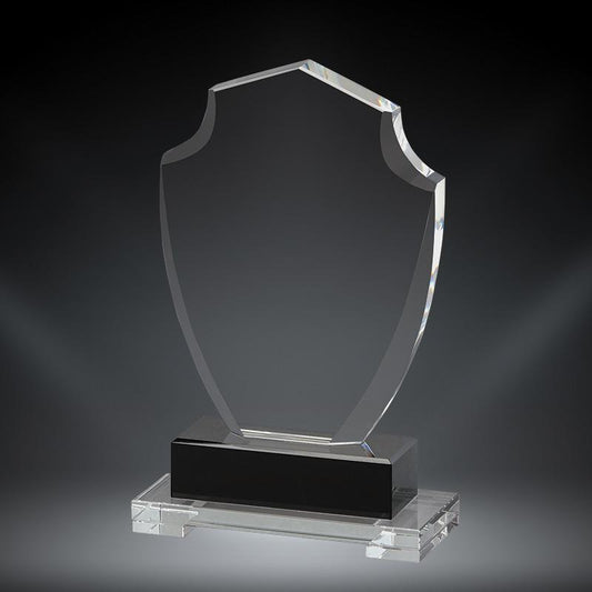 Shield Crystal Award. Available in 3 Sizes